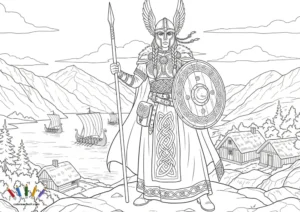 Figura serena que protege los caminos de los mortales y guía a quienes los recorren.